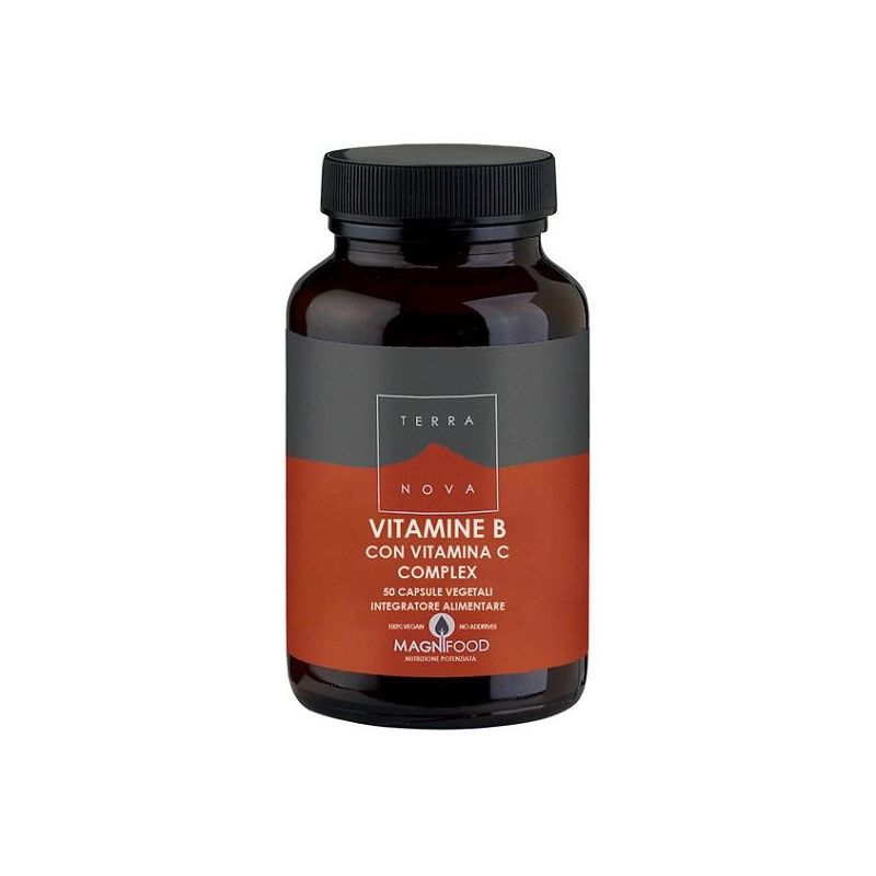 Terranova Complesso di Vitamine B con Vitamina C - 50 Capsule
