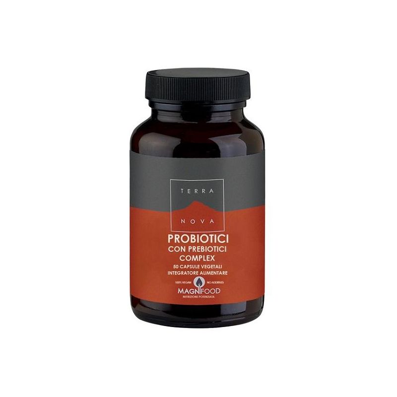 Terranova Complex - Probiotici con Prebiotici, 50 Capsule