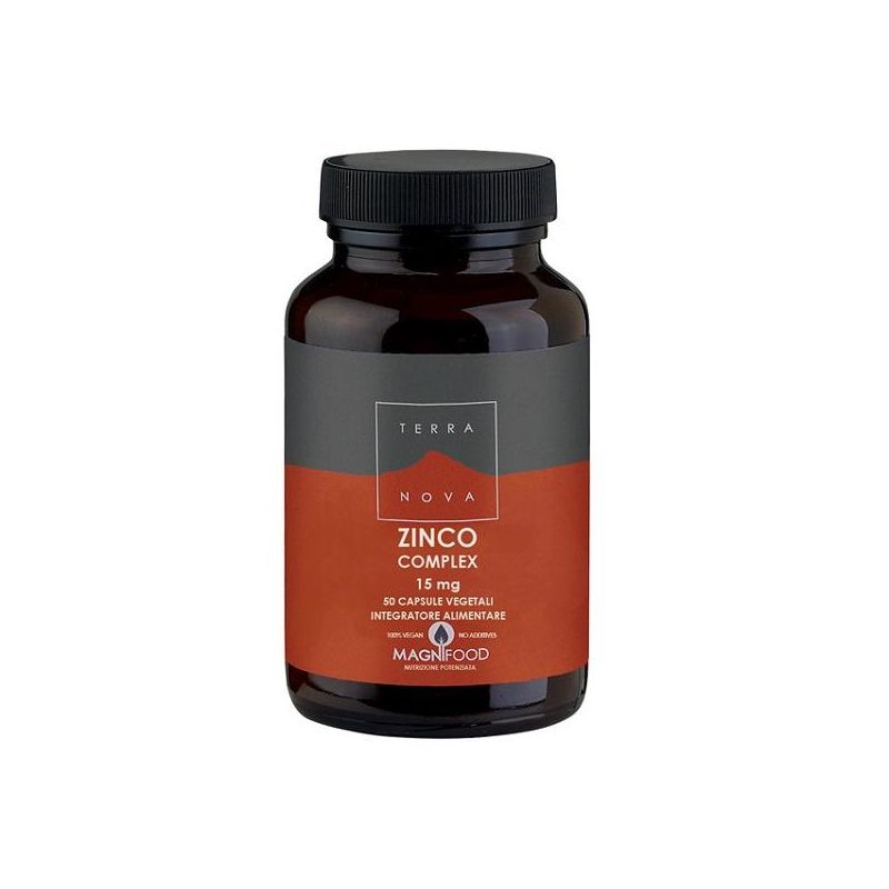 Terranova Zinco Complex - Integratore di Zinco - 50 Capsule