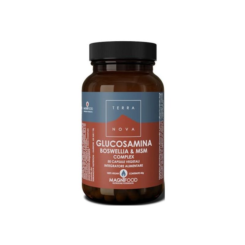 Terranova Glucosamina, Boswellia e MSM - 50 Capsule