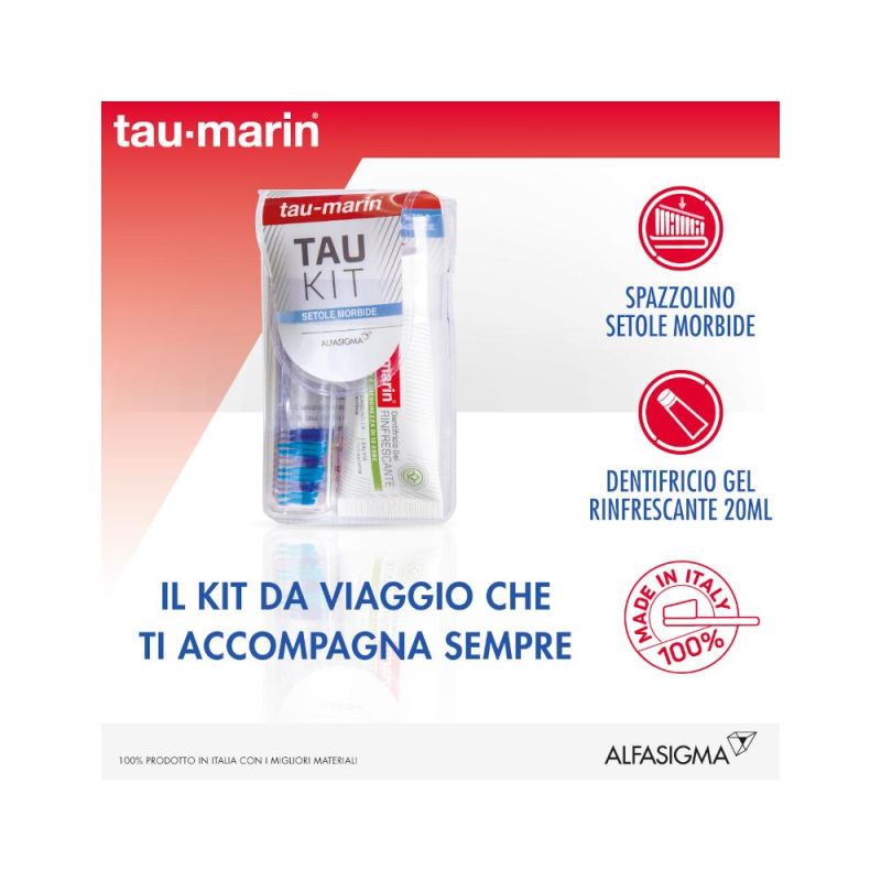 Taumarin Tau-Kit: Spazzolino Morbido con Dentifricio Incluso