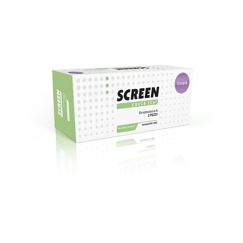 Test Rapido per Streptococco A - Confezione da 2 Tamponi Faringei