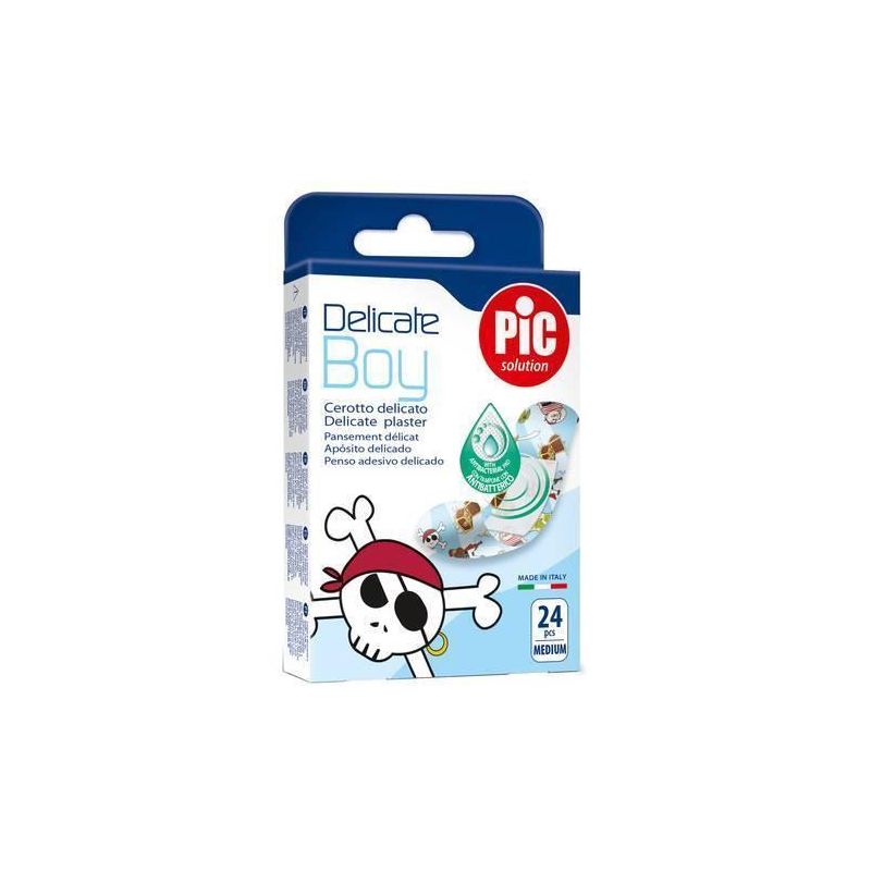 Pic Cerotti Delicati per Bambini, 19x72mm, Confezione da 24 Pezzi