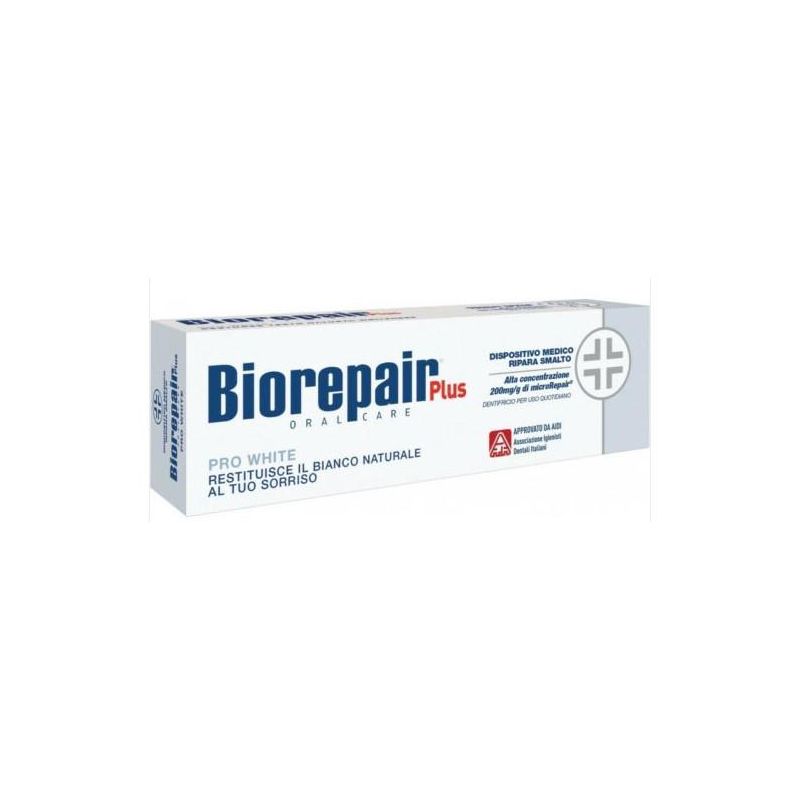 Biorepair Plus Pro White Dentifricio per Sbiancamento Intenso, 75ml