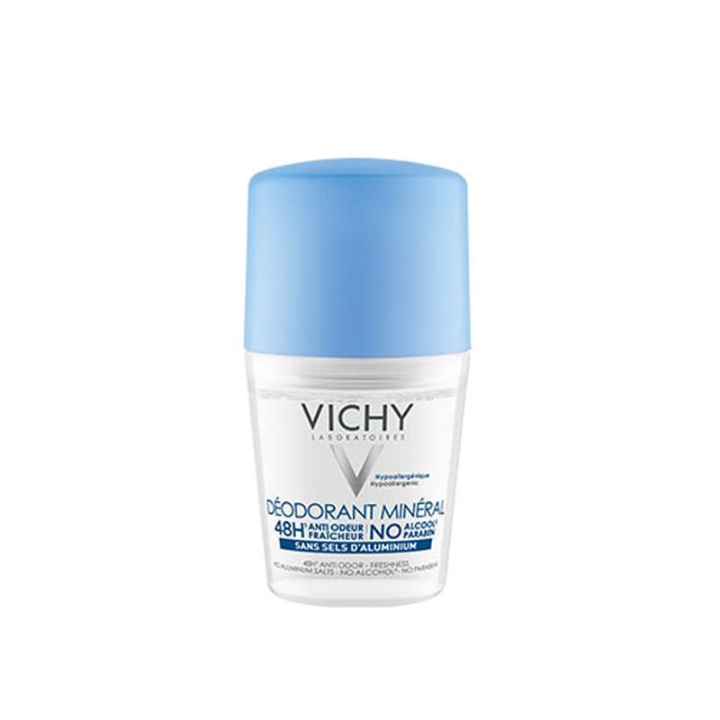 Vichy Roll-on Deodorante 50ml per Pelle Sensibile e Depilata