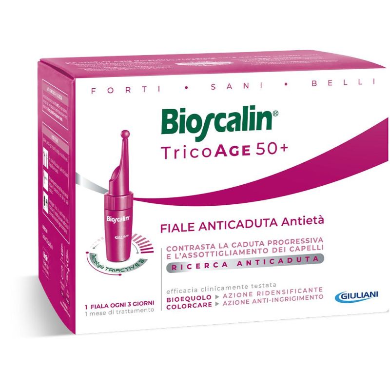 Bioscalin Tricoage Anticaduta e Antiet√† - 10 Fiale Trattamento Intensivo per Capelli