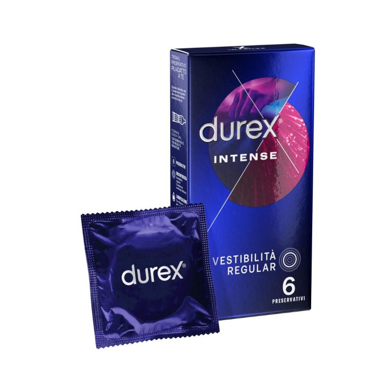 Durex Intense Orgasmic - Confezione da 6 preservativi