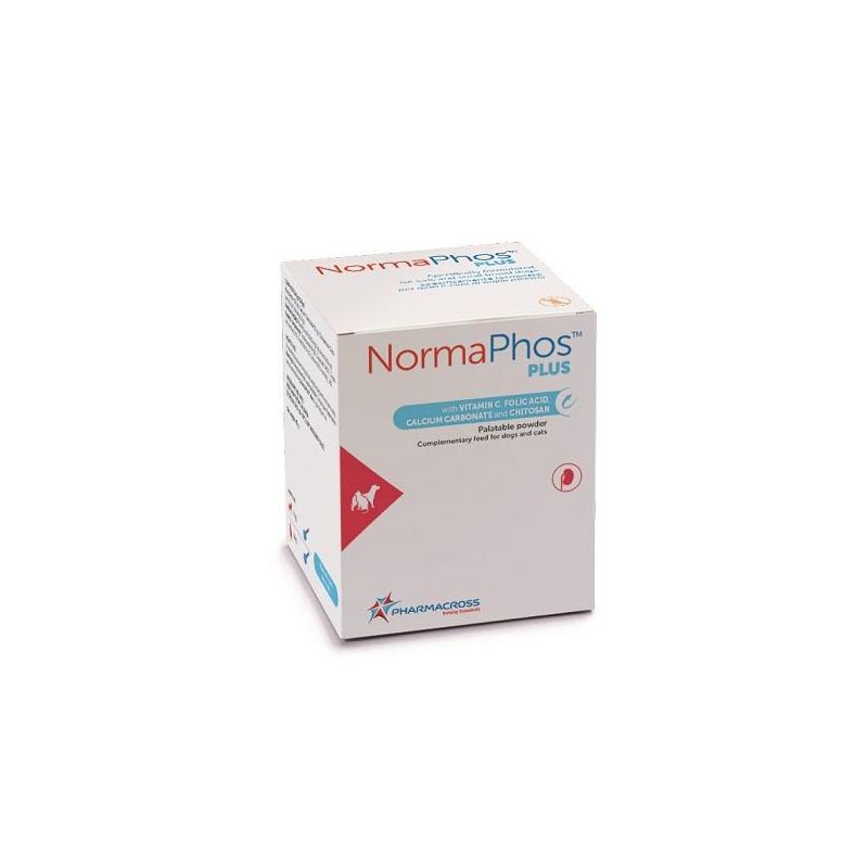 NormaPhos Plus - Integratore per Gatti e Cani di Piccola Taglia, 45g