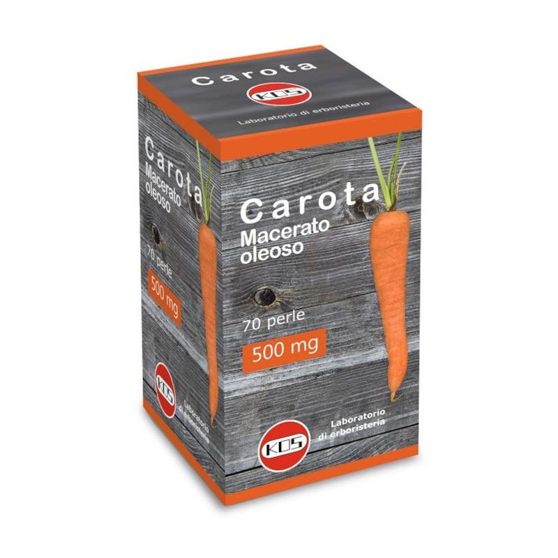 Kos Carota 500mg - Integratore Naturale con 70 Perle
