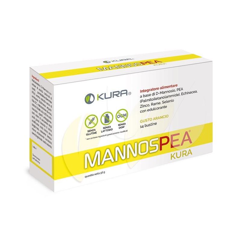 Kura Succo di Arancia con Mannospea - Pacco da 14 Bustine