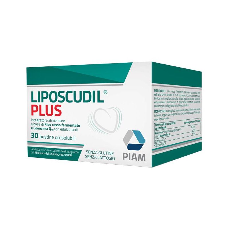Liposcudil Plus - Integratore Alimentare per Dimagrimento, 30 Bustine
