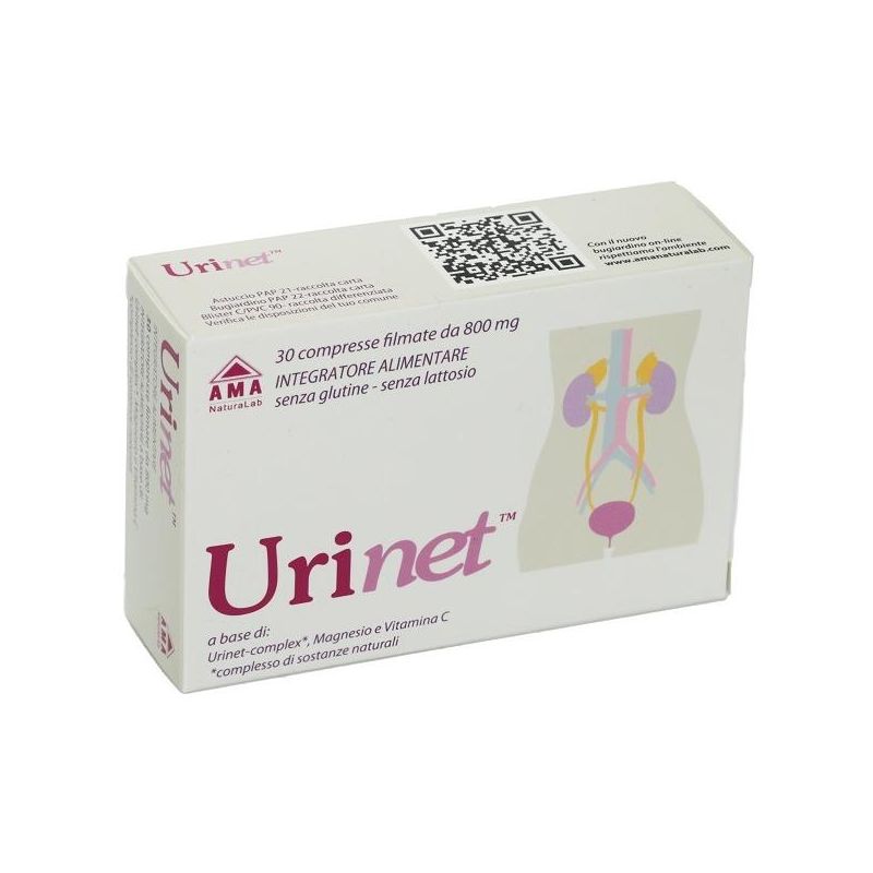Urinet Integratore per Cistiti e Prostatiti - 30 Compresse