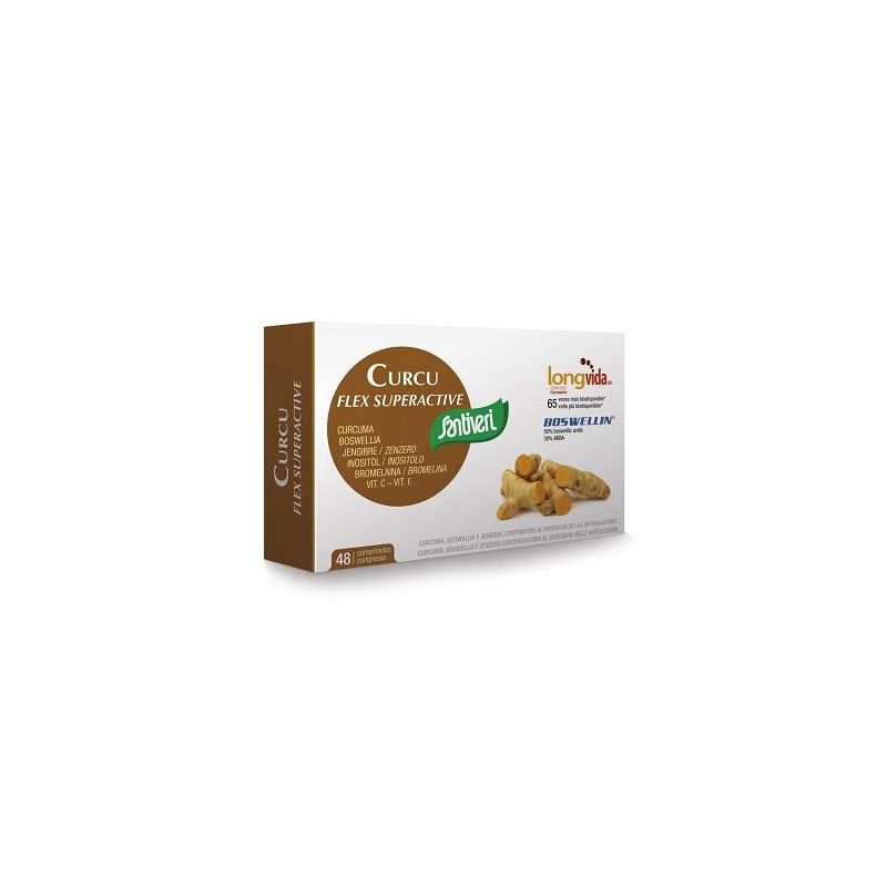 Santiveri Superactive Curcu Flex - 48 Compresse Potenziate