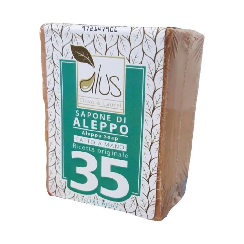 Sapone di Aleppo Alus con 35% di Olio di Alloro - 200g