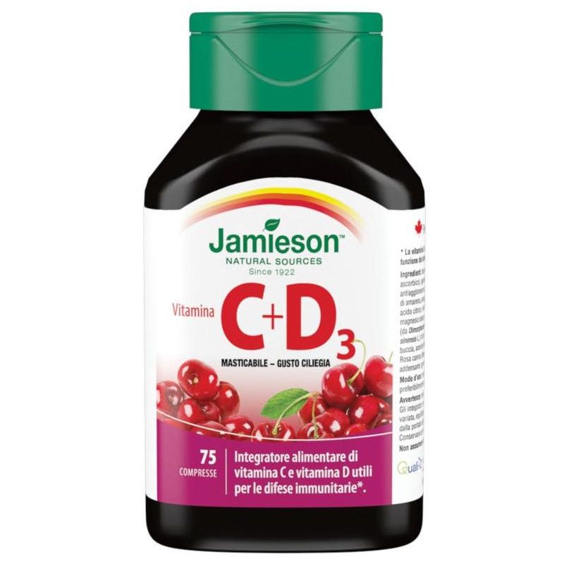 Jamieson 75 Compresse di Vitamina C+D3