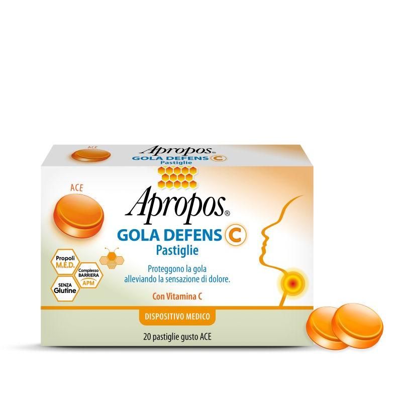 Apropos Gola Defens con Vitamina C e Ace - 20 Pastiglie