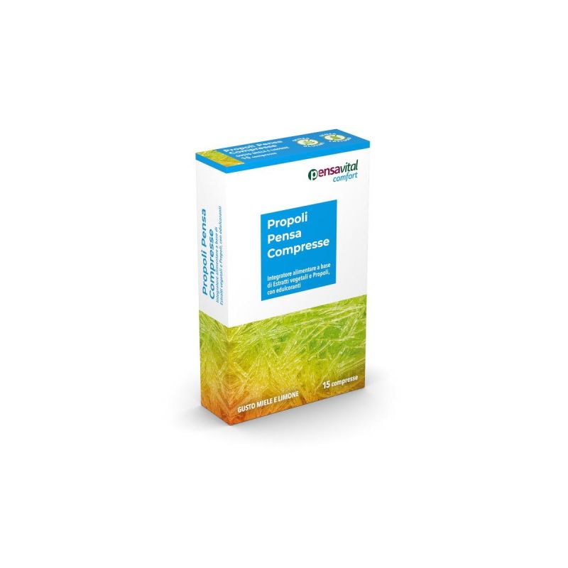 Propoli Pensa Compresse al Miele e Limone - Confezione da 15