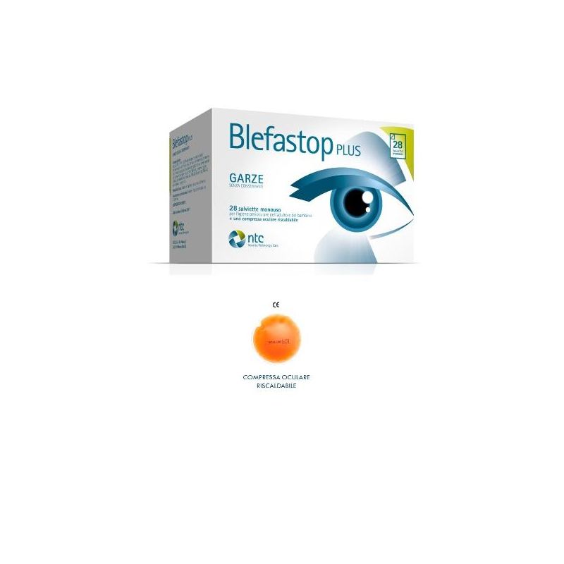 Blefastop Plus Garza di Cotone Medicale, Confezione da 28 Pezzi