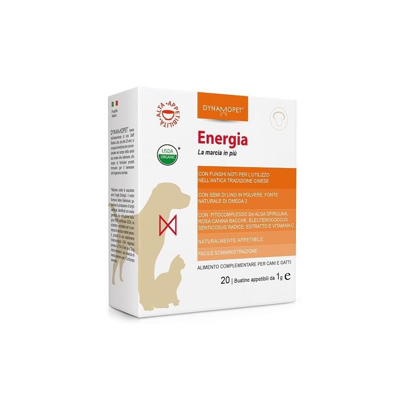 Supplemento Energetico per Cani e Gatti - 20 Bustine da 1g