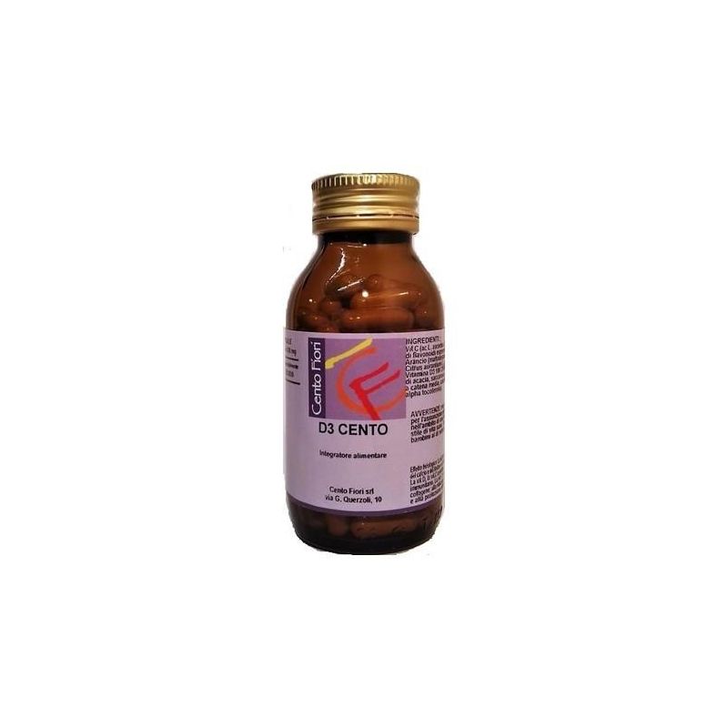 Vitamina D3 Cento - 100 Capsule Vegetali