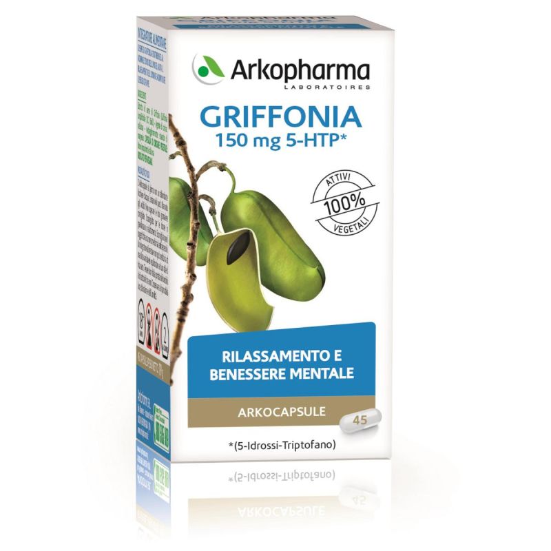 Arkopharma Griffonia - 45 Capsule per Benessere Mentale
