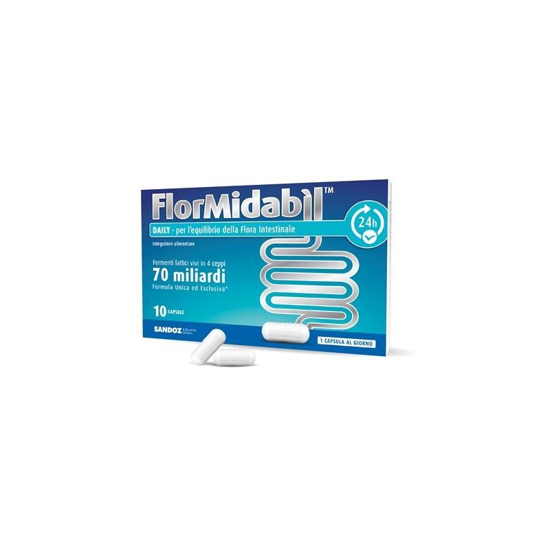 Flormidabil Daily Probiotics - 70 Miliardi CFU, 10 Capsule