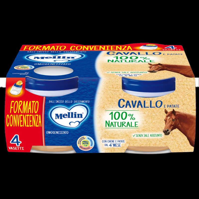 Mellin Omogeneizzato di Cavallo 4x80g