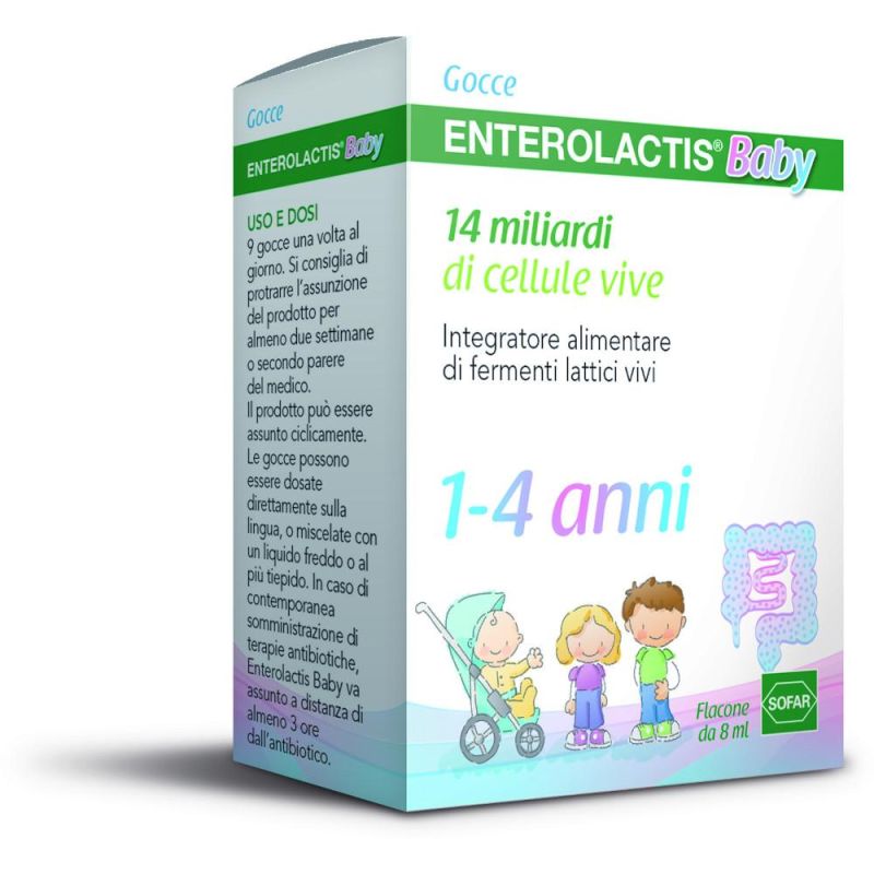 Enterolactis Baby Probiotic Drops 8ml