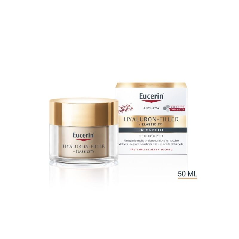 Eucerin Hyaluron-Filler + Elasticity Crema Notturna Rigenerante 50ml
