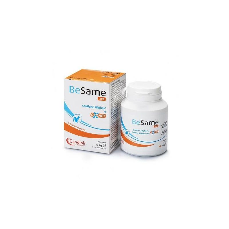 Besame 200 - Integratore di 30 Compresse per Cani e Gatti