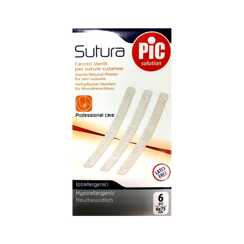 Pic Cerotti per Sutura 6x75mm - Confezione da 6 Pezzi