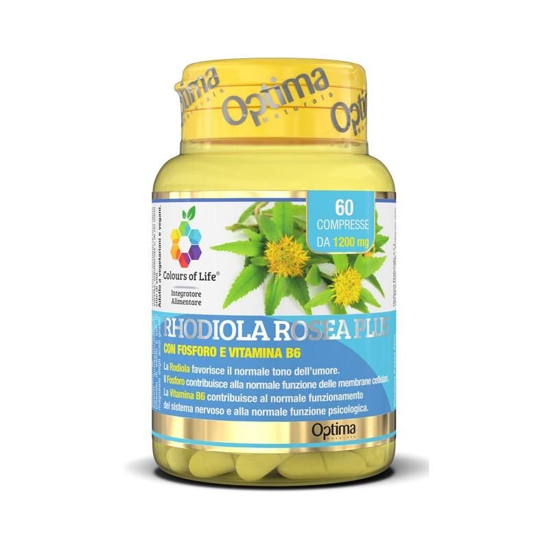 Colours of Life Rhodiola Rosea Potenziata - 60 Compresse da 1200mg