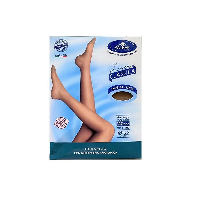 Collant Classici Sauber 140 Denari Colore Camel Taglia III