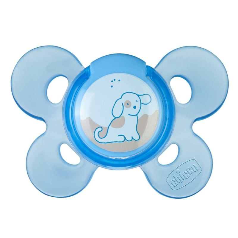 Chicco Physio Comfort Soother Silicone per Bambini 0-6 Mesi, Confezione da 2