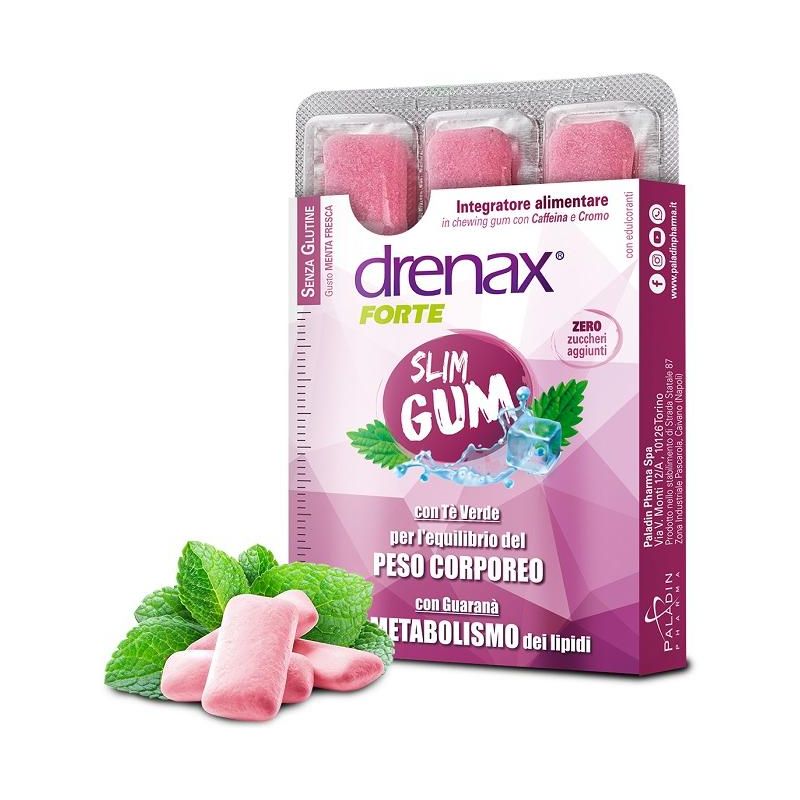 Drenax Forte Slimming Chewing Gum - Confezione da 9