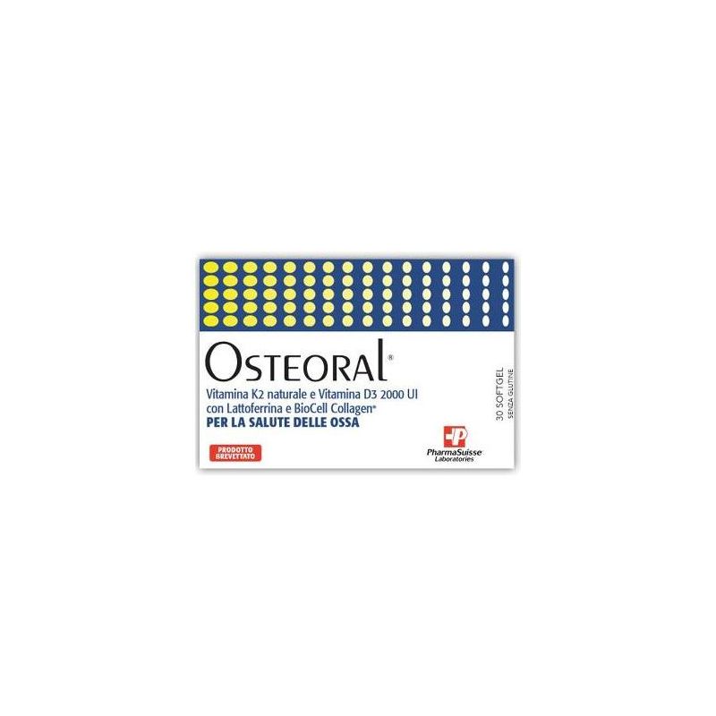 Osteoral - Integratore Salute Ossa - 30 Capsule Molli