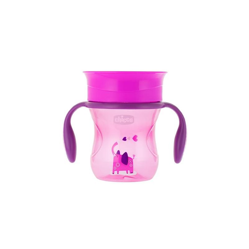 Chicco Perfect360 Tazza Rosa per Bambini 12 Mesi+, 1 Pezzo