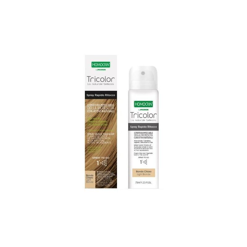 Spray Ritocco per Capelli Biondo Chiaro Specchiasol Tricolor 75ml