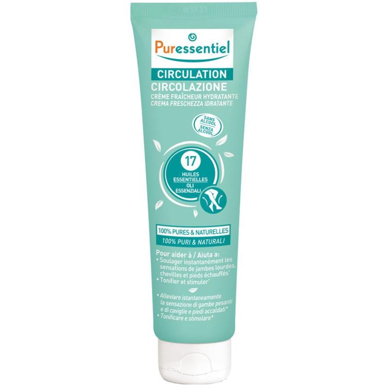 Puressentiel Crema Rinfrescante e Idratante per Gambe e Piedi Stanchi - 100ml