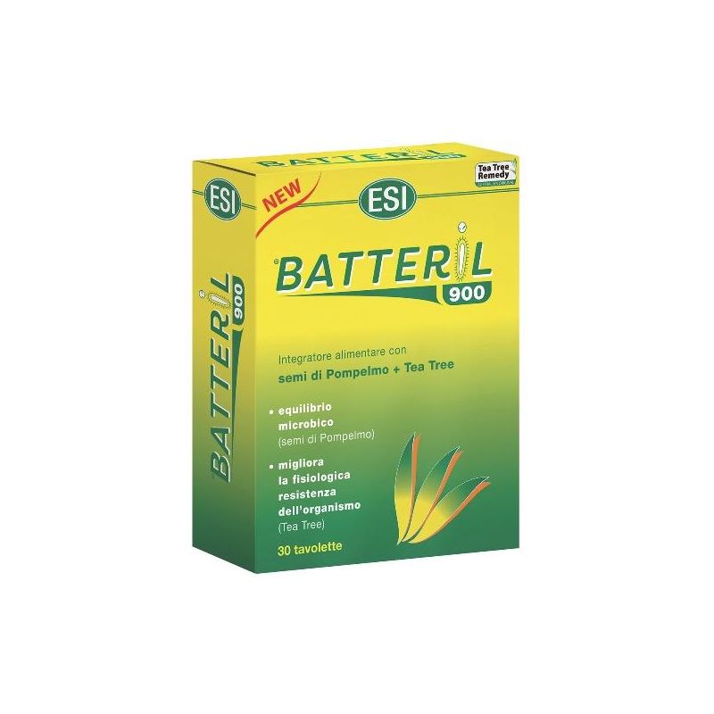 Tea Tree Remedy 900 - Batteril - 30 Tavolette Antibatteriche