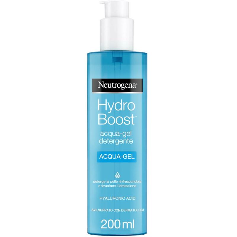 Neutrogena Hydro Boost Gel Detergente Idratante in Acqua, 200ml