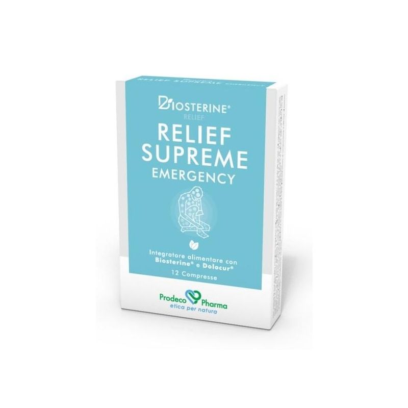 Supreme Biosterine Relief - Pacco da 12 Compresse