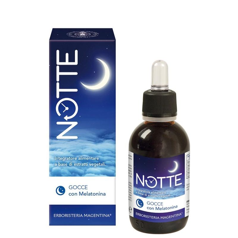 Gocce di Melatonina Notte - Soluzione Naturale per il Sonno, 50ml