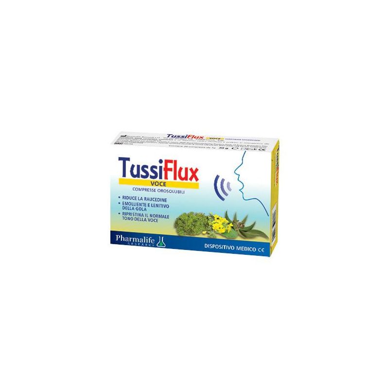 Tussiflux Voce - Trattamento di Supporto per la Voce - 30 Compresse