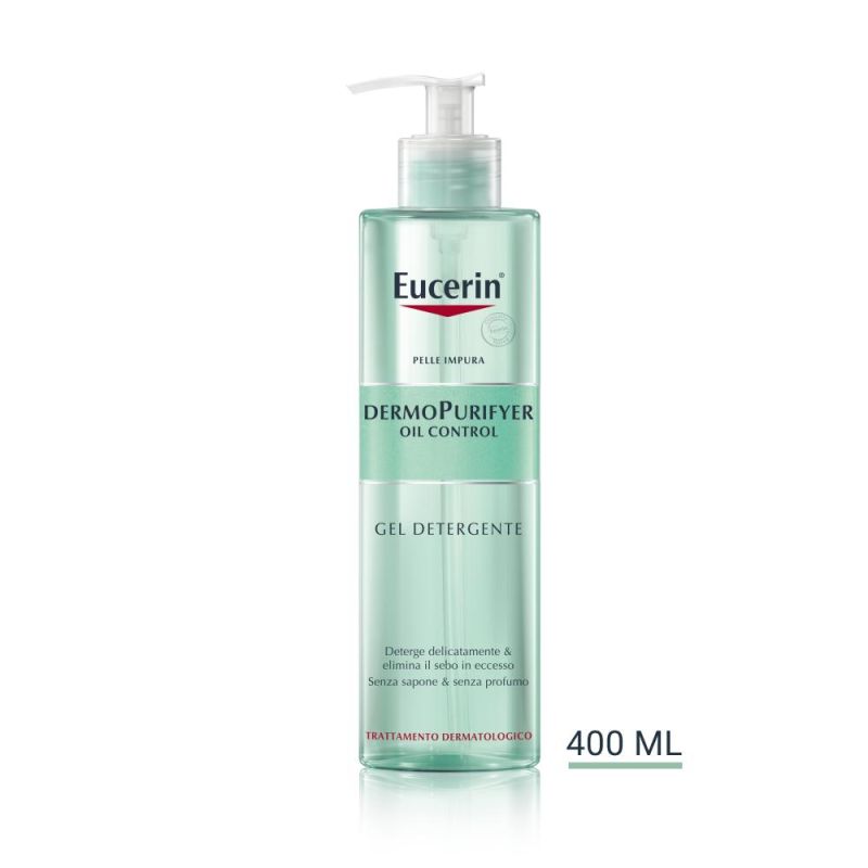 Gel Detergente per il Controllo dell'Olio Eucerin DermoPurifyer - 400ml