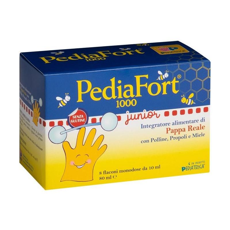 Pediafort 1000 Junior - Confezione da 8 Flaconcini Nutritivi