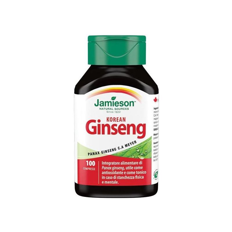 Jamieson 100 Compresse di Ginseng Coreano