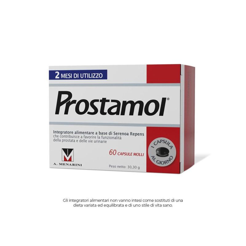 Prostamol Capsule Molli per il Benessere Prostatico, 60 Pezzi