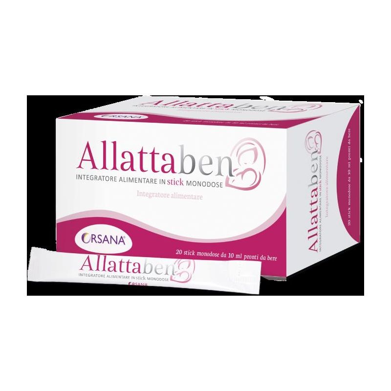 Allattaben - 20 Stick da 10ml per l'Allattamento