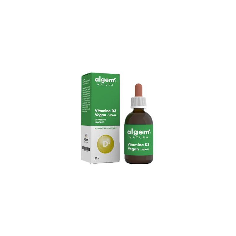 Vegan Vitamina D3 da 2000 UI, 50ml - Integratore Alimentare Vegano